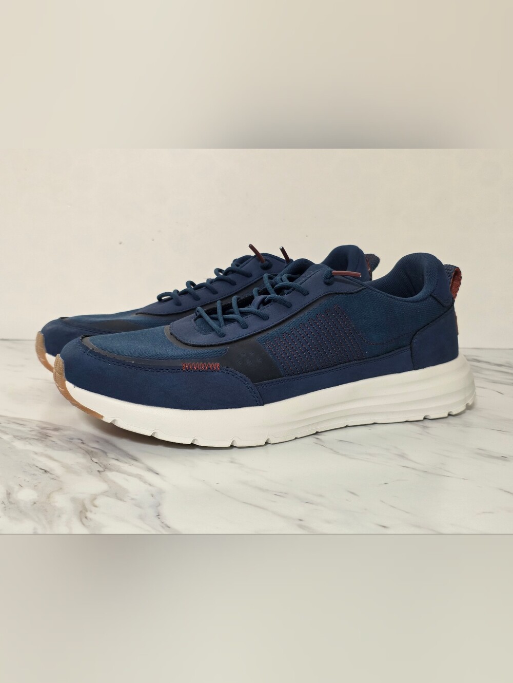 Hey Dude Men's Sirocco Alta Essentials Blue Sneakers Size 12